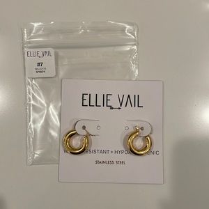 NWT ELLIE VAIL gold hoops